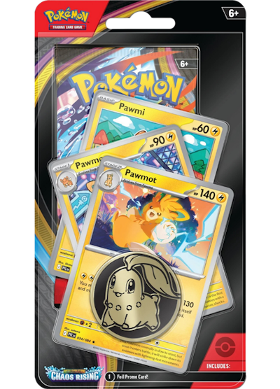 Pokémon Chaos Rising: Premium Checklane Blister - Pawmot