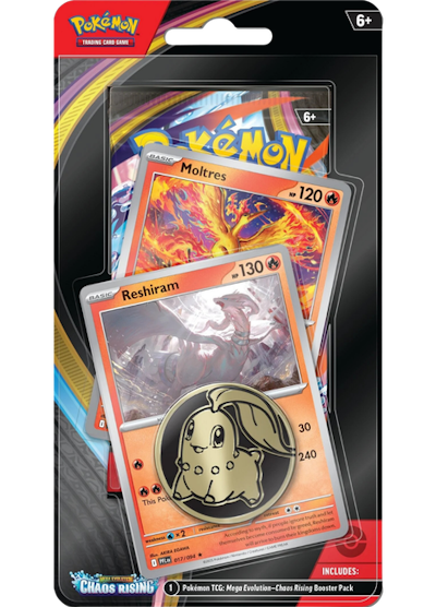 Pokémon Chaos Rising: Premium Checklane Blister - Reshiram
