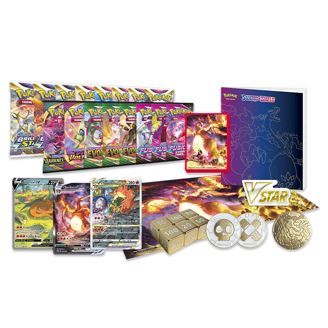 Pokémon Charizard Ultra-Premium Collection Box Inhoud