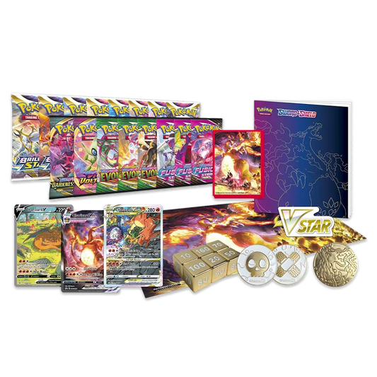 Pokémon Charizard Ultra-Premium Collection Box Inhoud