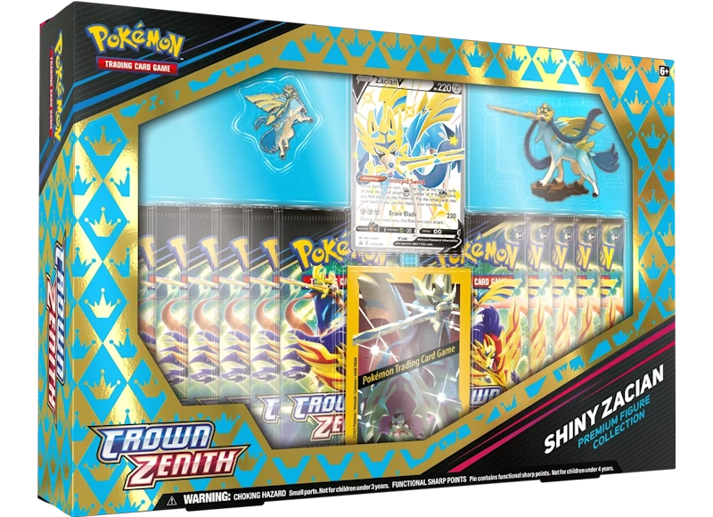 Pokémon Crown Zenith: Shiny Zacian Premium Figure Collection