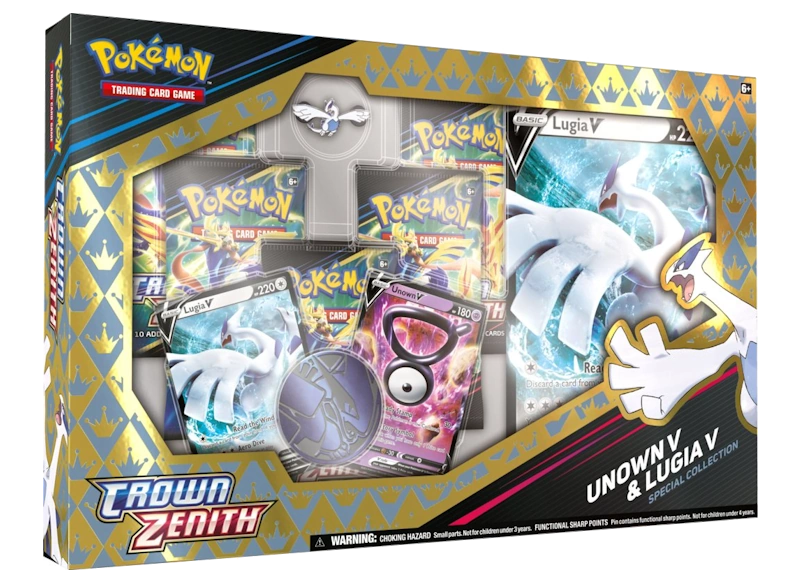 Pokémon Crown Zenith: Unown V & Lugia V Special Collection