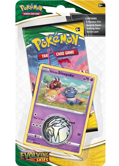 Pokémon Evolving Skies: 1-Pack Blister - Galarian Slowpoke
