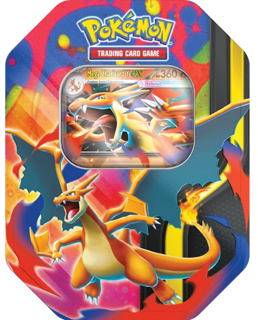 Pokémon Mega Charizard Y ex Tin