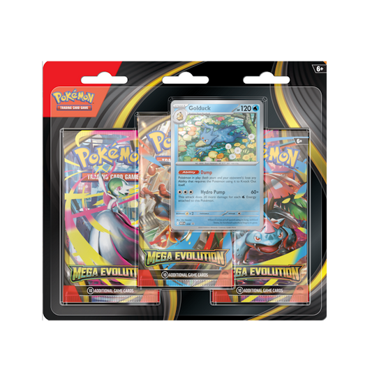 Pokémon Mega Evolution: 3-Pack Blister - Golduck