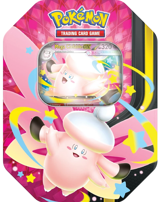 Pokémon Mega Moonlit Tin: Mega Clefable ex