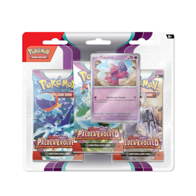 Pokémon Paldea Evolved: 3-Pack Blister - Tinkatink