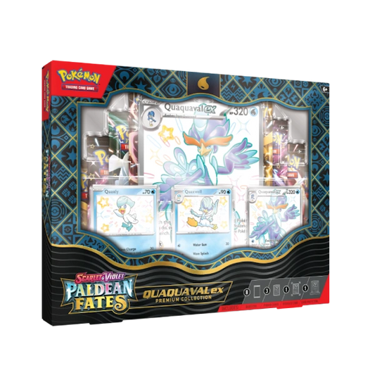 Pokémon Paldean Fates: Premium Collection Box - Quaquaval ex