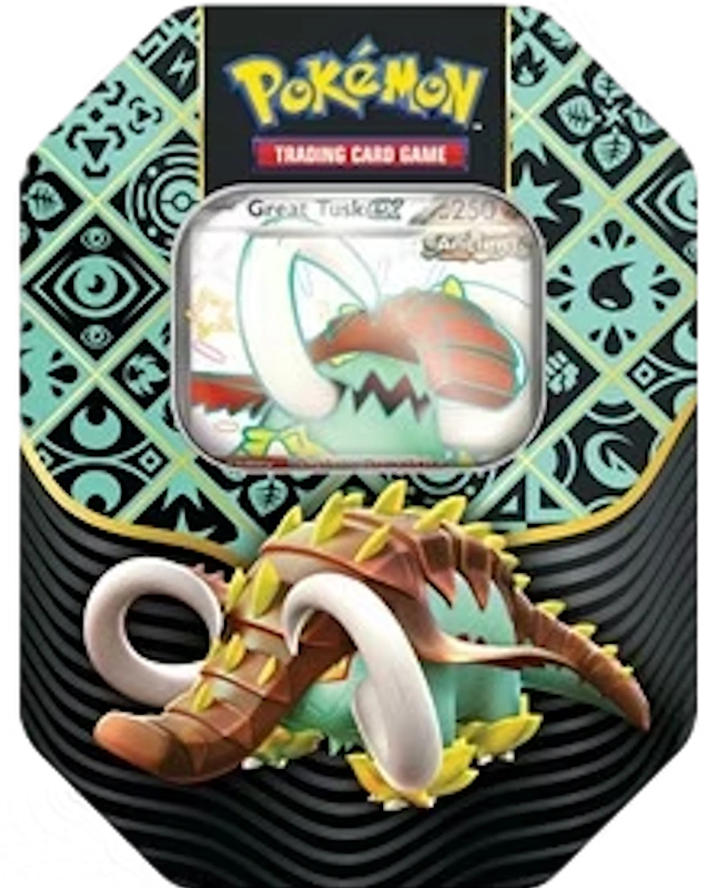 Pokémon Paldean Fates: Tin - Great Tusk ex