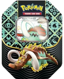 Pokémon Paldean Fates: Tin - Great Tusk ex