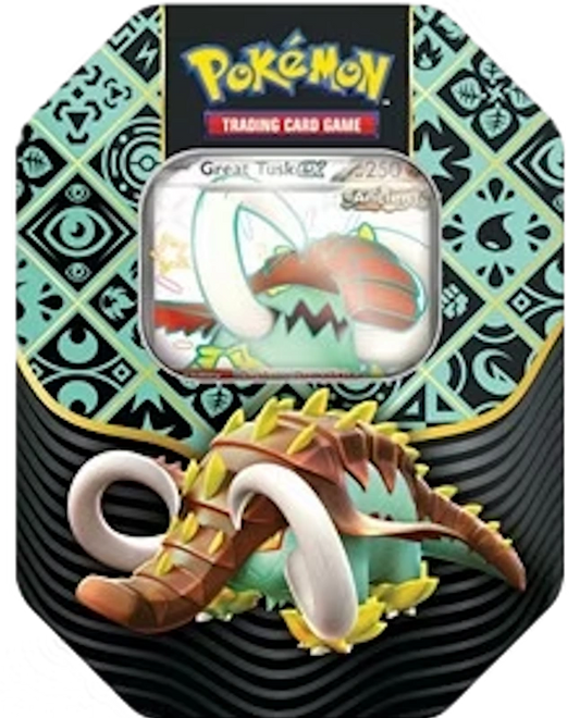 Pokémon Paldean Fates: Tin - Great Tusk ex