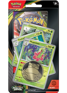 Pokémon Perfect Order: Premium Checklane Blister - Meganium