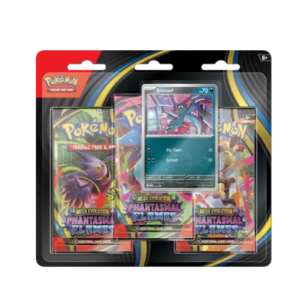 Pokémon Phantasmal Flames: 3-Pack Blister - Sneasel