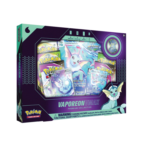 Pokémon: Premium Collection Box - Vaporeon VMAX