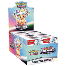 Pokémon Prismatic Evolutions Booster Bundle Display