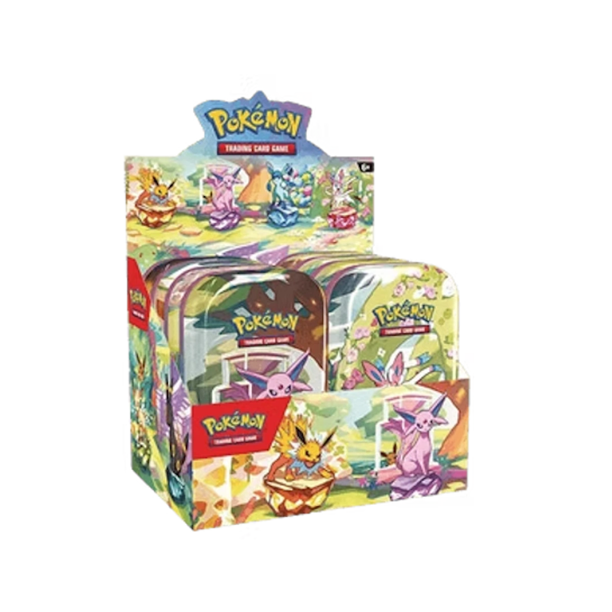 Pokémon Prismatic Evolutions: Mini Tin Display