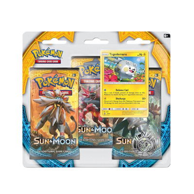 Pokémon Sun & Moon: 3-Pack Blister - Togedemaru