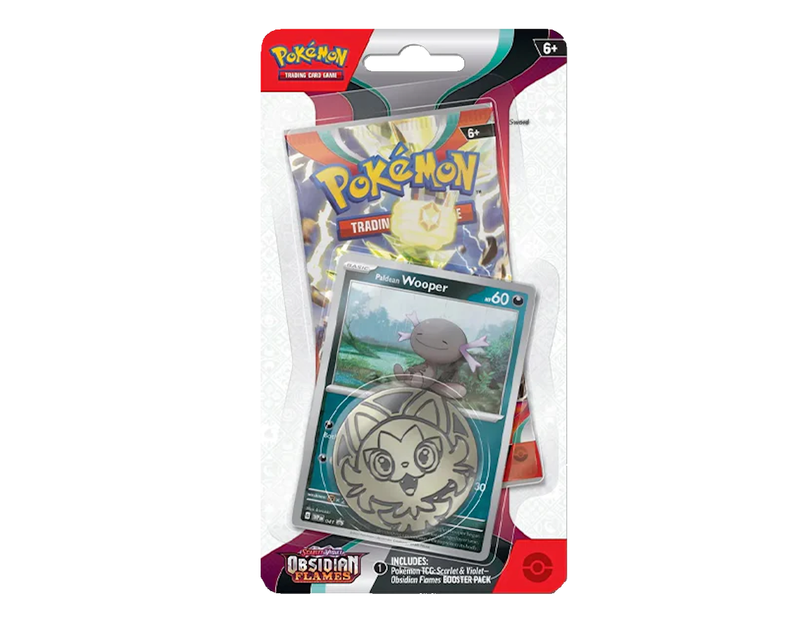 Pokémon Obsidianflammen: 1er-Blisterpackung – Wooper