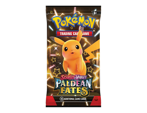 buy paldean fates booster box Pokmon TCG Product Reveal: Bundle youll find a cool tech sticker and promo card featuring one of three Shiny Pokmon Pokemon Scarlet & Violet Paldean