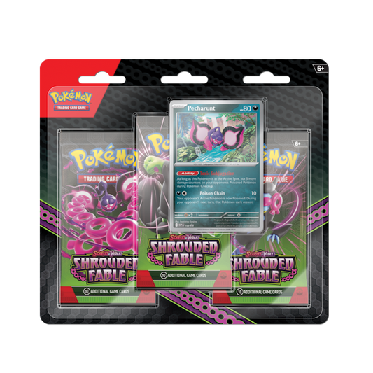 Pokémon Scarlet & Violet - Shrouded Fable: Three Booster Blister