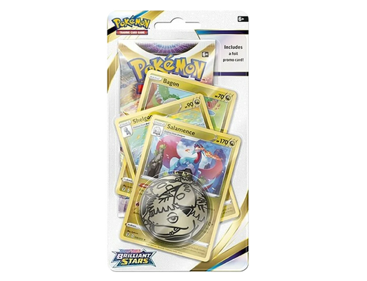 Pokémon Sword & Shield - Brilliant Stars: Premium Checklane Blister - Salamence