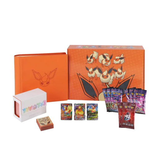 Pokémon (CN) Flareon VMAX: Gift Box geopend