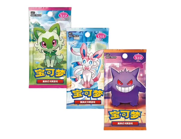 Pokémon (CN) Gem Pack Badge Set - Packs