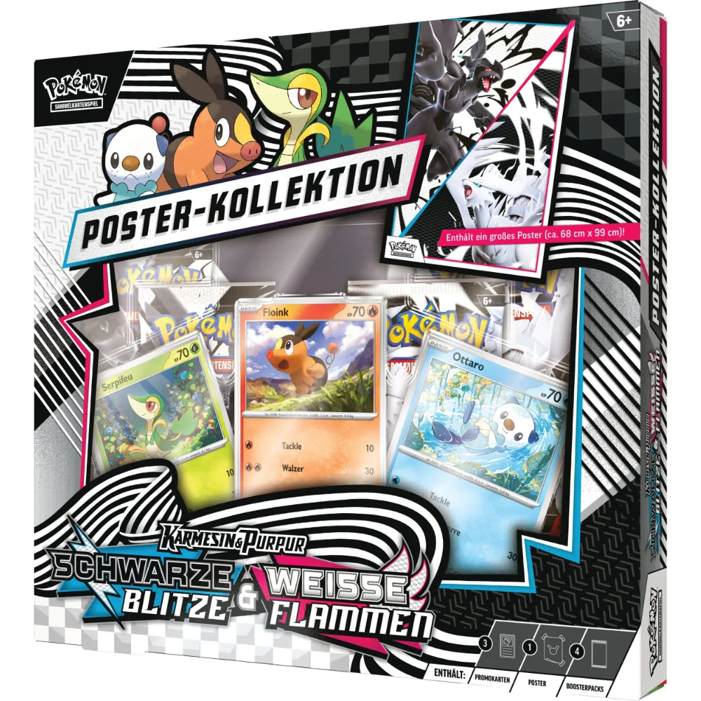 Pokémon (DE) Schwarzbolt &amp; Weißer Blitz: Unova-Poster-Kollektion