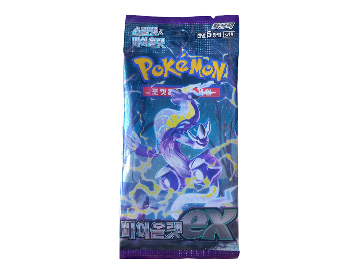 Pokémon (KOR) Violett ex: Booster Pack