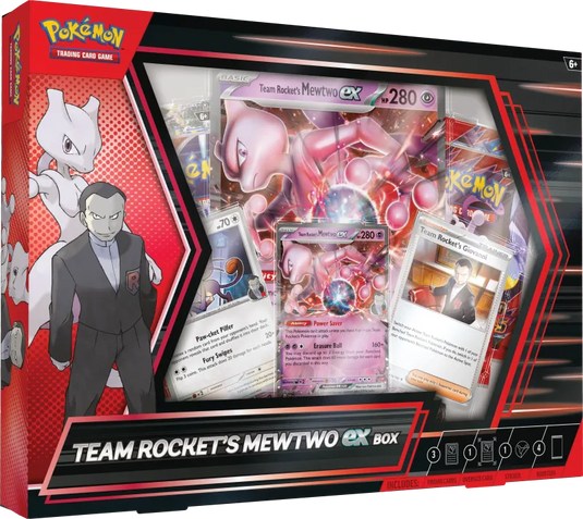 Pokémon Team Rocket's Mewtwo: EX Box