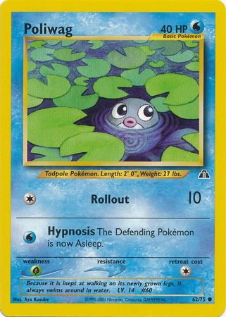 Poliwag 62/75 - Neo Discovery (Unlimited) - Normal