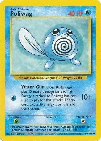 Poliwag (NL) 59/102 - Base Set (Unlimited) - Normal