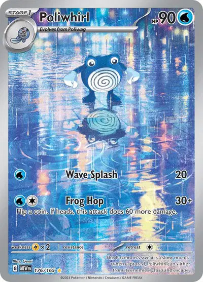 Poliwhirl 176/165 - Scarlet & Violet 151 - Holofoil
