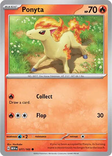 Ponyta 077/165 - Scarlet & Violet 151 - Reverse Holofoil
