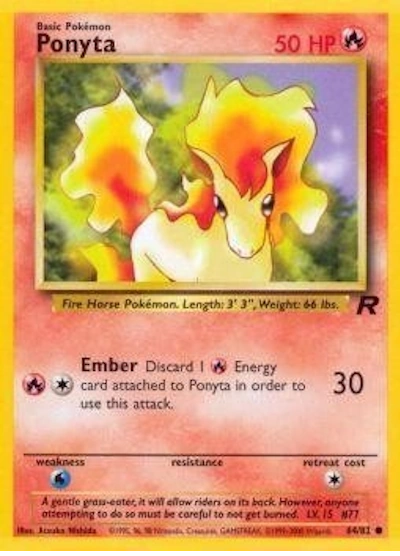 Ponyta 64/82 – Team Rocket (Unbegrenzt) – Normal