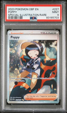 Poppy (PSA 9) 227/197 - Obsidian Flames - Holofiol