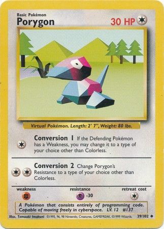 Porygon 39/102 – Basisset (Unbegrenzt) – Normal