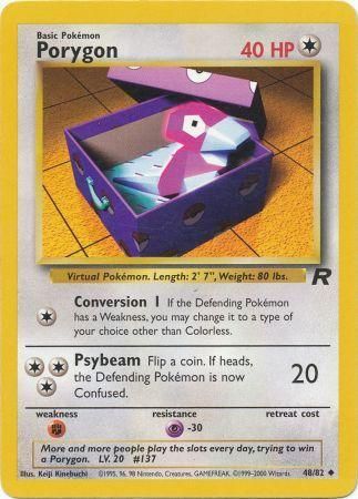 Porygon 48/82 - Team Rocket (Unlimited) - Normal