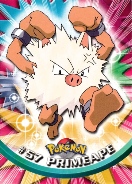 Primeape 57 - Topps Series 1 - Base Chrome