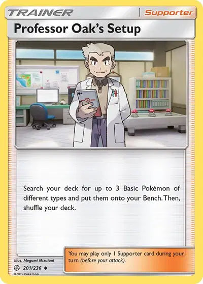Professor Oak's Setup 201/236 - Cosmic Eclipse - Reverse Holofoil