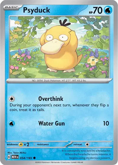 Psyduck 054/165 - Scarlet & Violet 151 - Reverse Holofoil