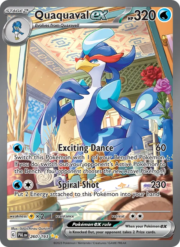 Quaquaval ex 260/193 - Paldea Evolved - Holofoil