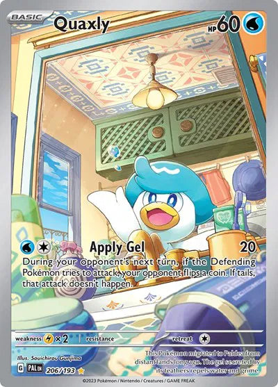 Quaxly 206/193 - Paldea Evolved - Holofoil