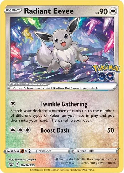 Radiant Eevee SWSH230 - Sword & Shield Promo - Holofoil