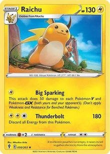 Raichu 050/203 - Evolving Skies - Holofoil