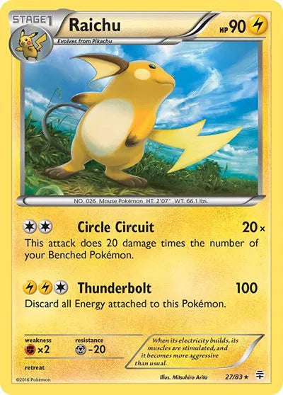 Raichu 27/83 - Generations - Holofoil