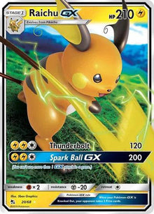 Raichu GX 20/68 - Hidden Fates - Holofoil
