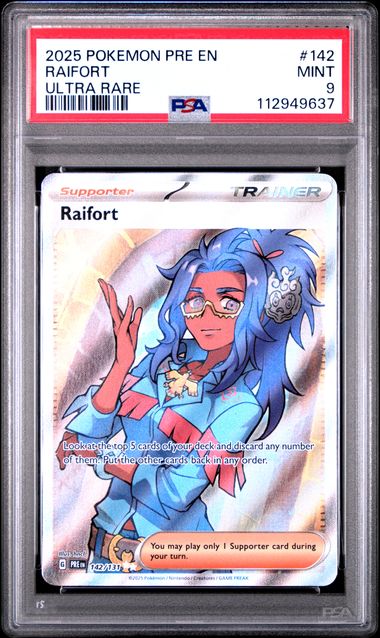 Raifort (PSA 9) 142/131 – Prismatic Evolutions – Holofoil