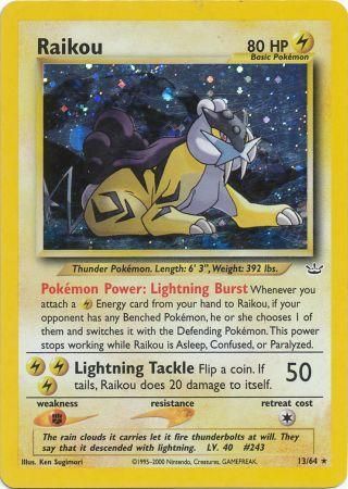 Raikou 13/64 - Neo Revelation (Unlimited) - Holofoil