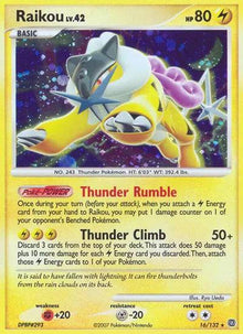 Raikou Lv.42 16/132 - Secret Wonders - Holofoil